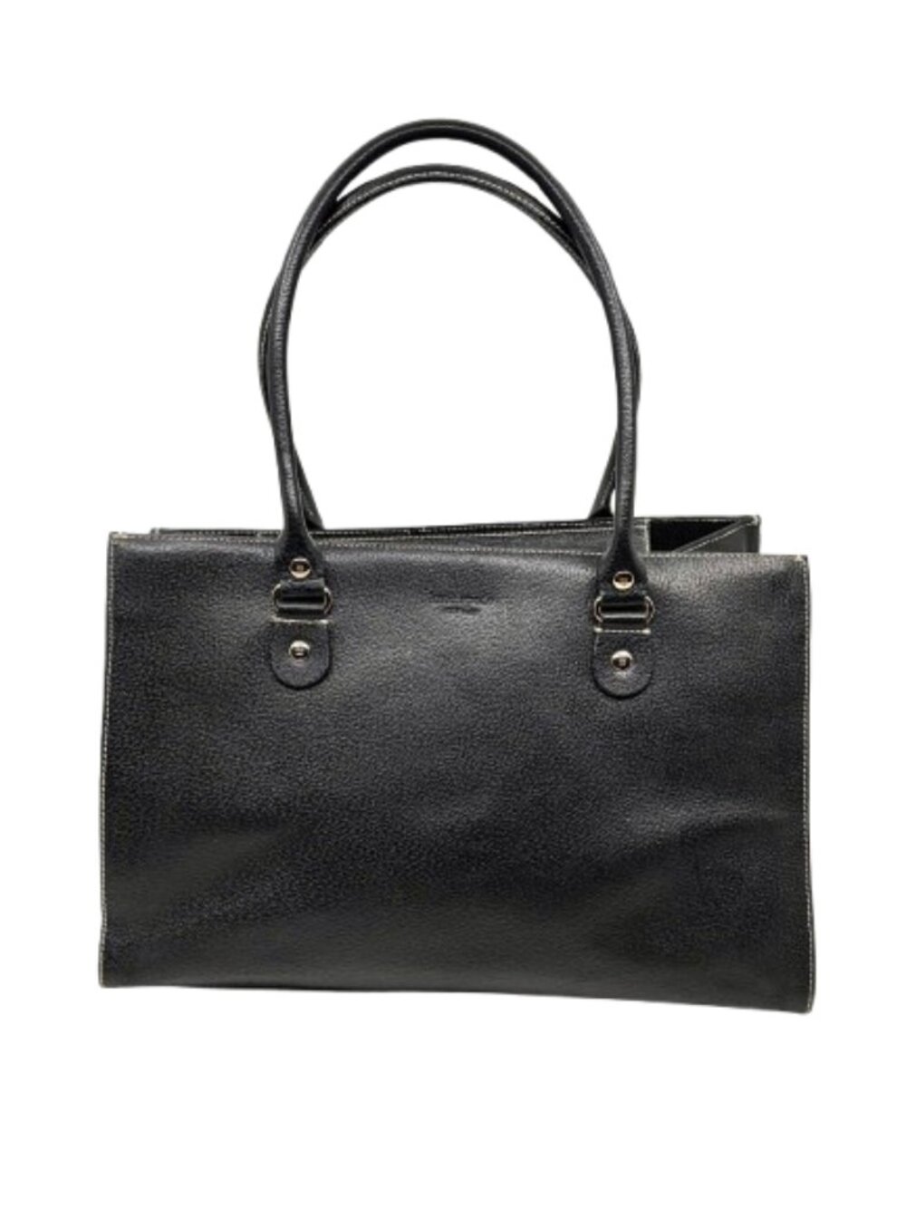 KATE SPADE~Wellesley Fallon Tote Black Pebbled Leather Shoulder Bag Work Bag